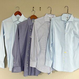 Brooks Brothers Regent Button Up Dress Shirt - 4 pack!